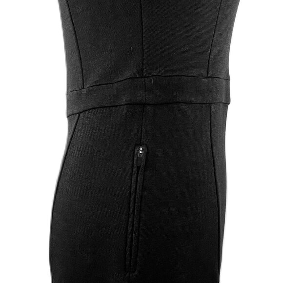 Toad & Co Knee Length Dress, Black Knit, Small - Picture 3 of 5